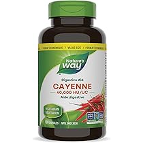Natural Factors Cayenne 470 mg, 90 Capsules, 42,000 SHU
